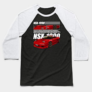 JDM LEGEND HONDA NSX-1990 (RED) Baseball T-Shirt